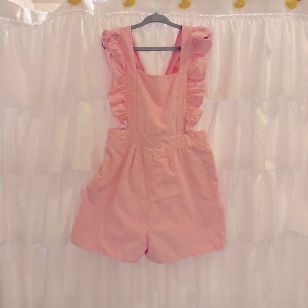 bella bliss Pink Ruffled Kids One Piece
